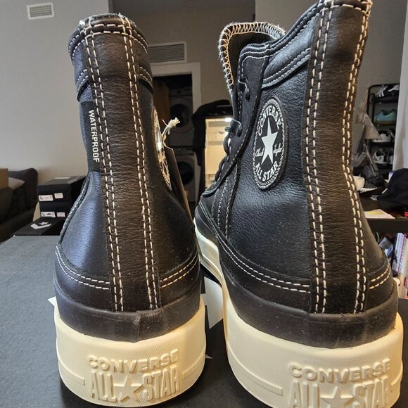 Converse Chuck Taylor All Star Equip Waterproof Black A08555C Men Shoes Sz 10 - Picture 8 of 10